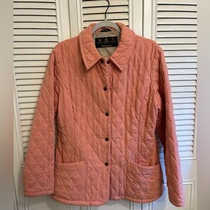 Barbour Peach Quilted Jacket